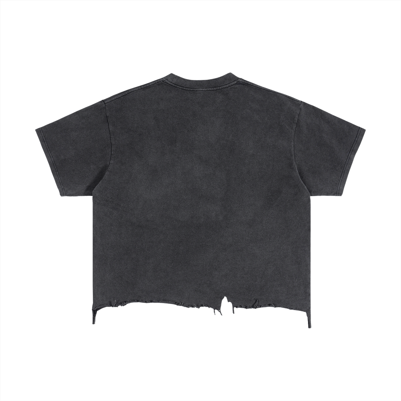 Awaken Within Apparel Sacred Logo- Vintage Wash Boxy Distressed Hem T-Shirt