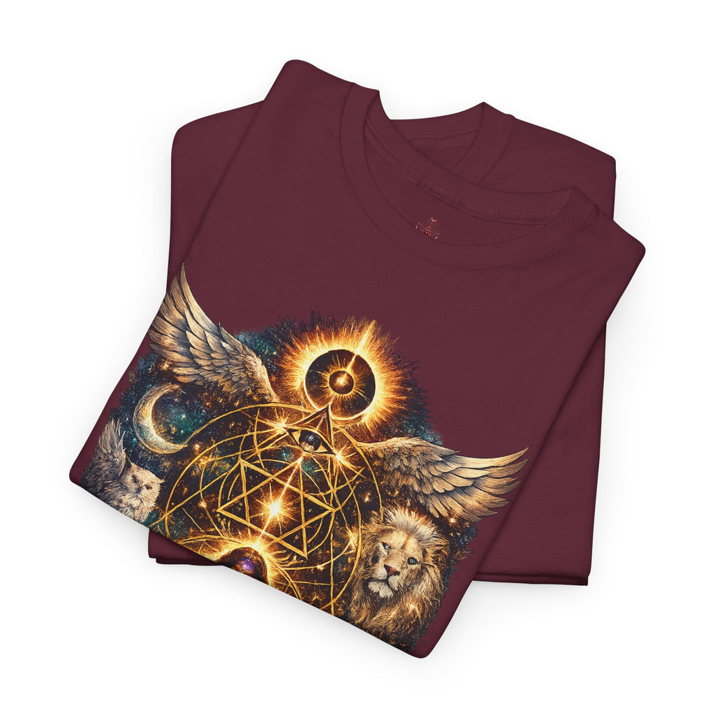 'Anchored, Protected, Guided' Sacred Geometry T-Shirt