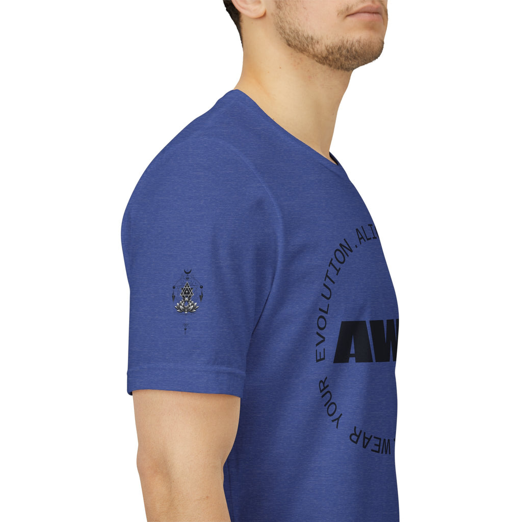 AWA Circle Logo Tee — Minimalist Brand Graphic T-Shirt