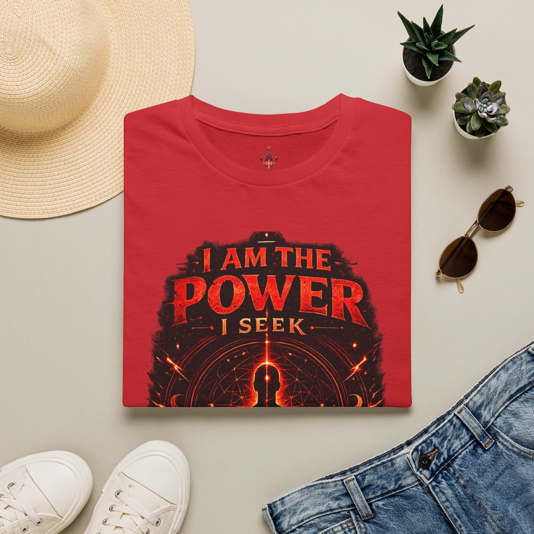 I Am The Power I Seek T-Shirt — Meditation & Empowerment Spiritual Tee - Awaken Within Apparel
