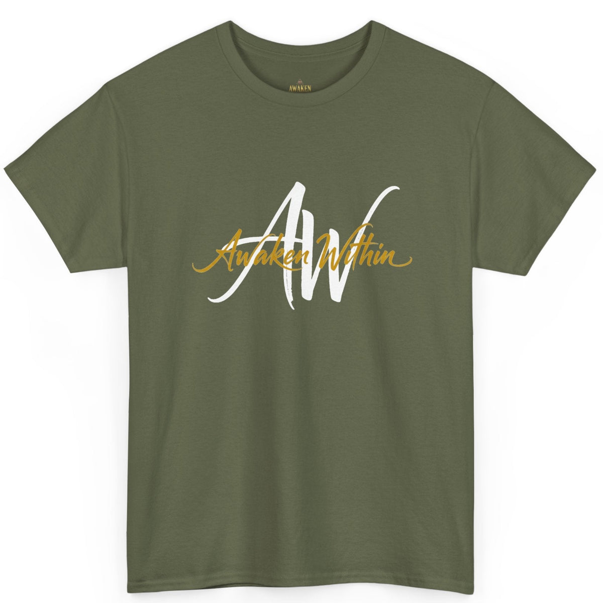 AW Script Logo Tee — Streetwear Graphic T-Shirt