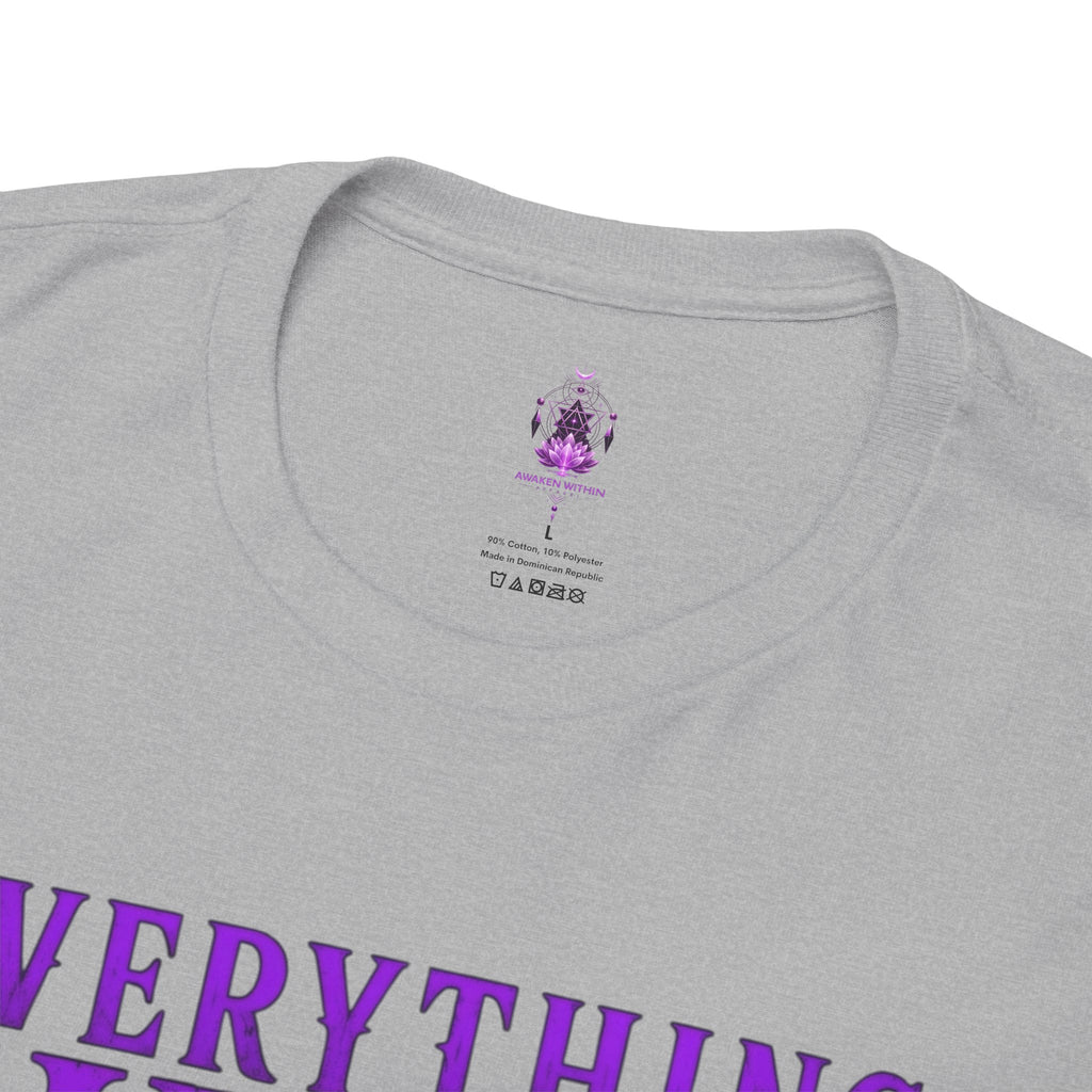 Spiritual Meditation T-Shirt — "Everything Shifts When You Awaken Within" Yoga Tee - Awaken Within Apparel
