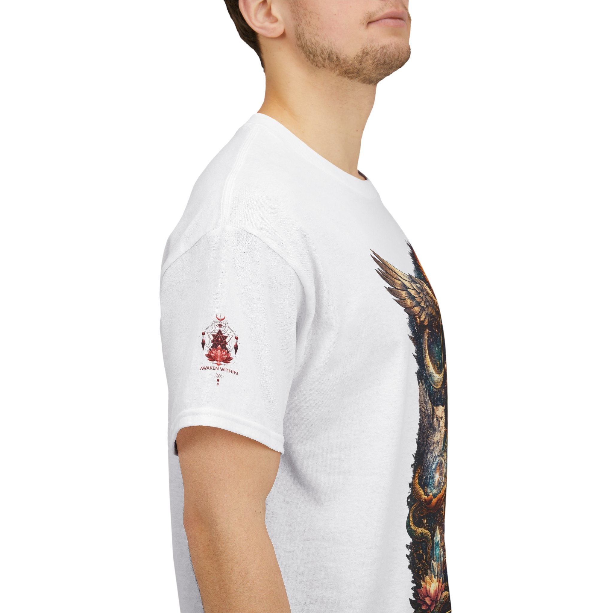 'Anchored, Protected, Guided' Sacred Geometry T-Shirt