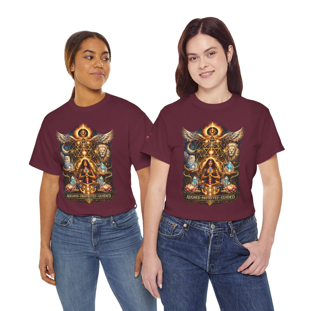 'Anchored, Protected, Guided' Sacred Geometry T-Shirt