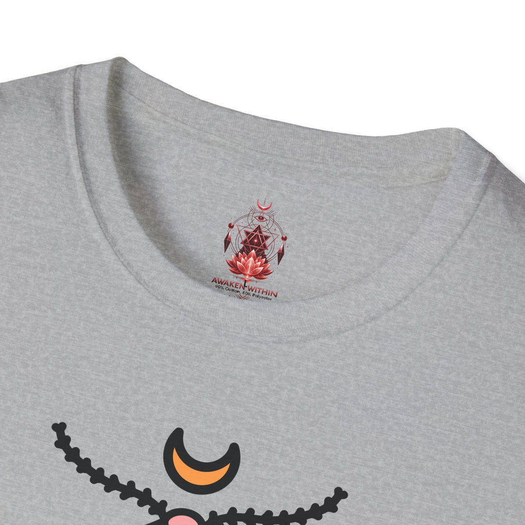 Moth & Crescent Moon T‑Shirt — 'Be Good Do Good' Graphic Tee