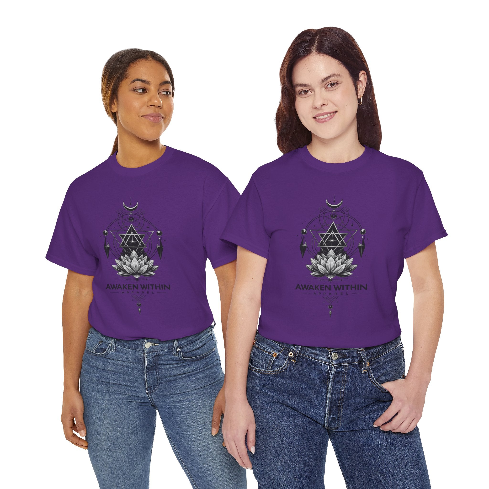Lotus Tee — Spiritual Geometry T-Shirt