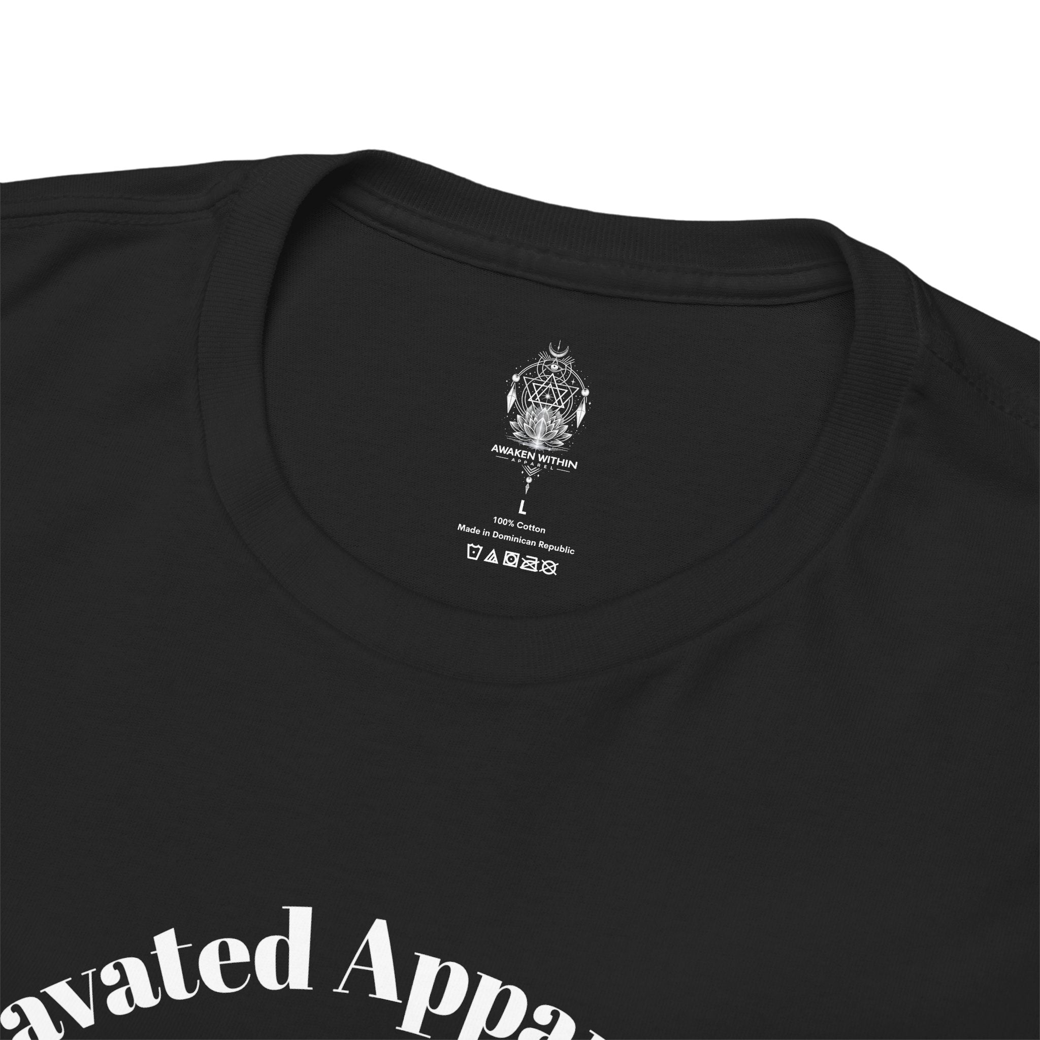 Elevated Minds Lotus Tee — Spiritual Graphic T-Shirt with Moon & Lotus - Awaken Within Apparel