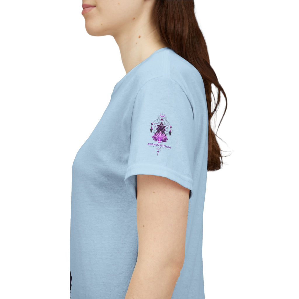 Spiritual Meditation T-Shirt — "Everything Shifts When You Awaken Within" Yoga Tee - Awaken Within Apparel