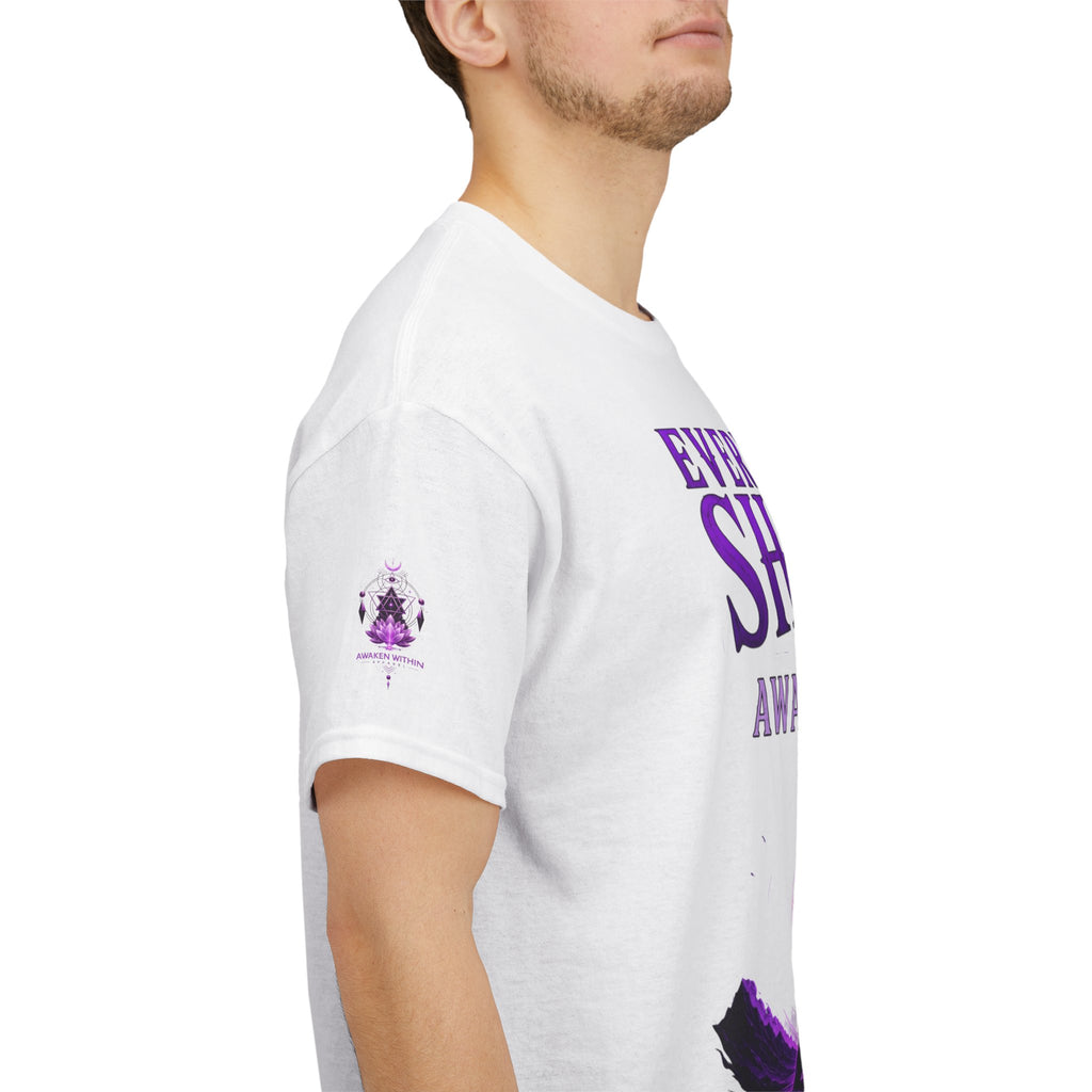 Spiritual Meditation T-Shirt — "Everything Shifts When You Awaken Within" Yoga Tee - Awaken Within Apparel