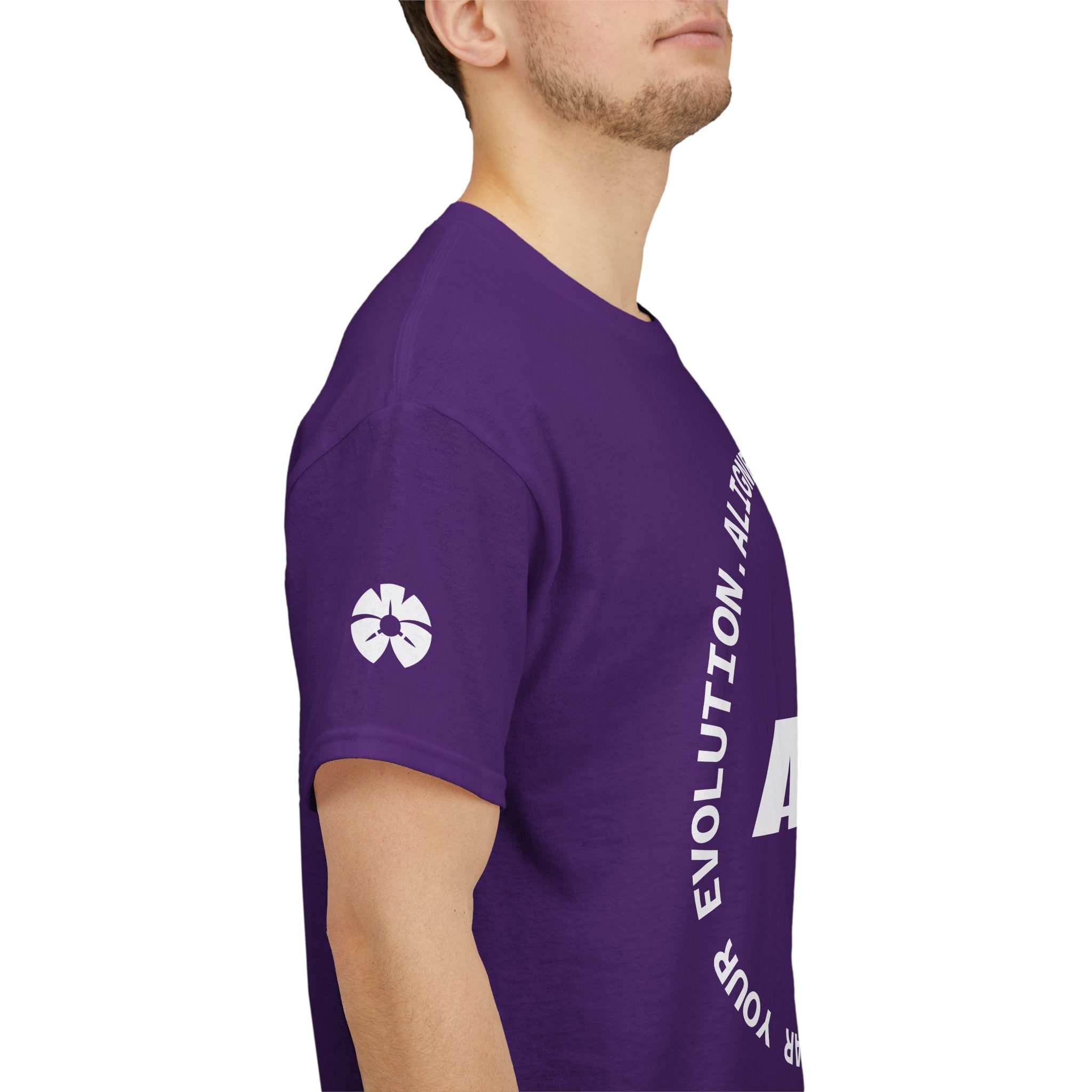 AWA Circle Logo Tee — Bold Black Graphic T‑Shirt with 'AWA' Emblem