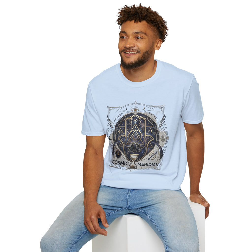 Cosmic Meridian Spiritual Graphic T-Shirt