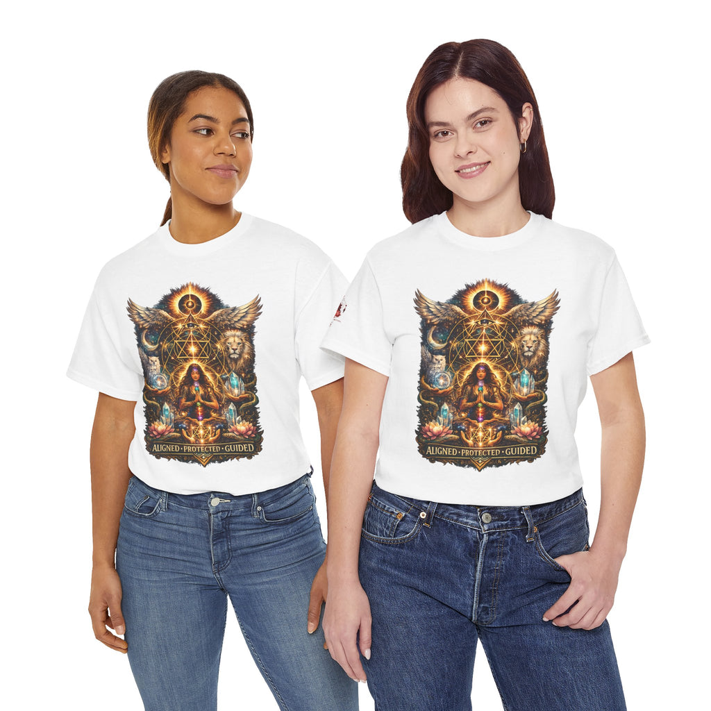 'Anchored, Protected, Guided' Sacred Geometry T-Shirt
