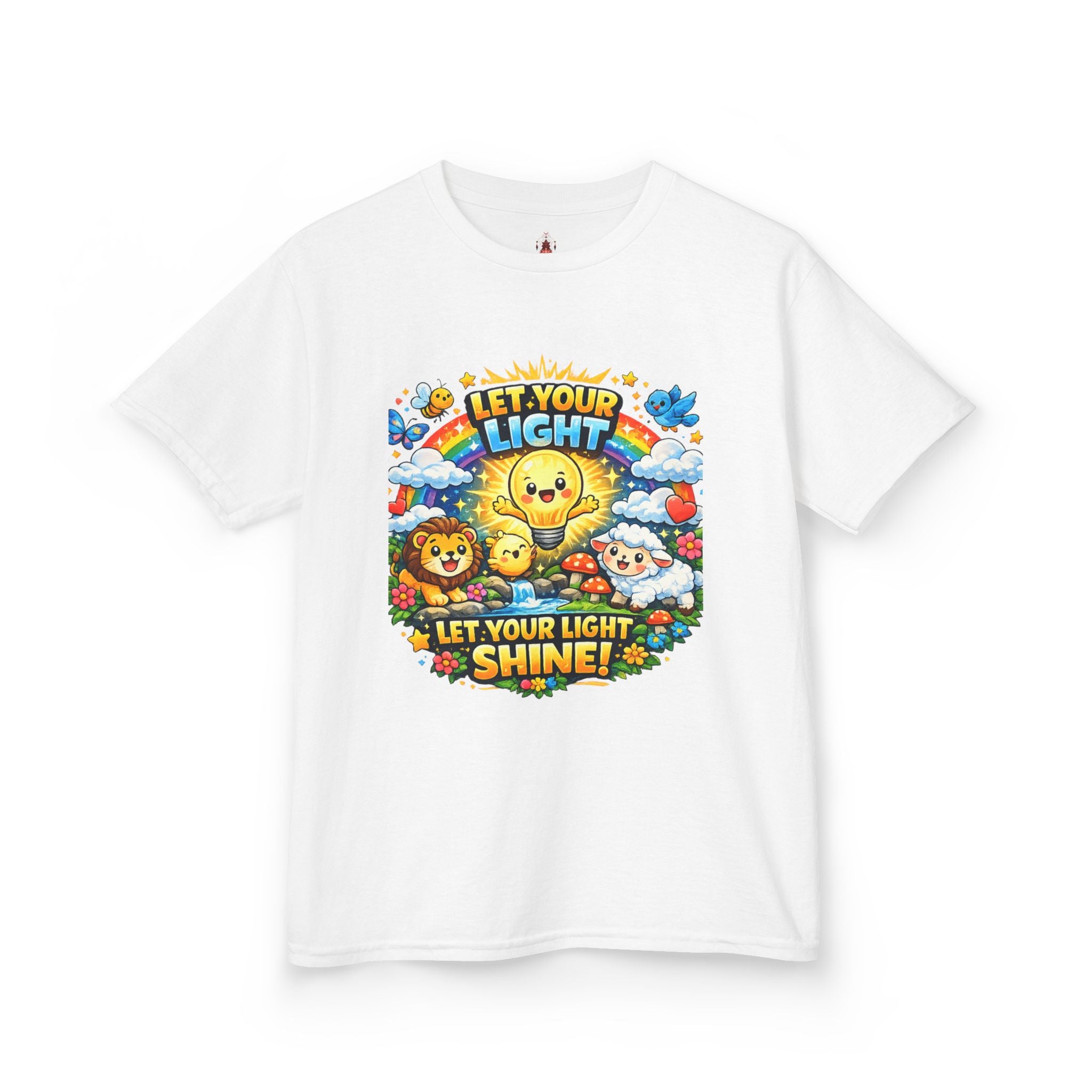 'Let Your Light Shine' Kids Sunshine Graphic T-Shirt