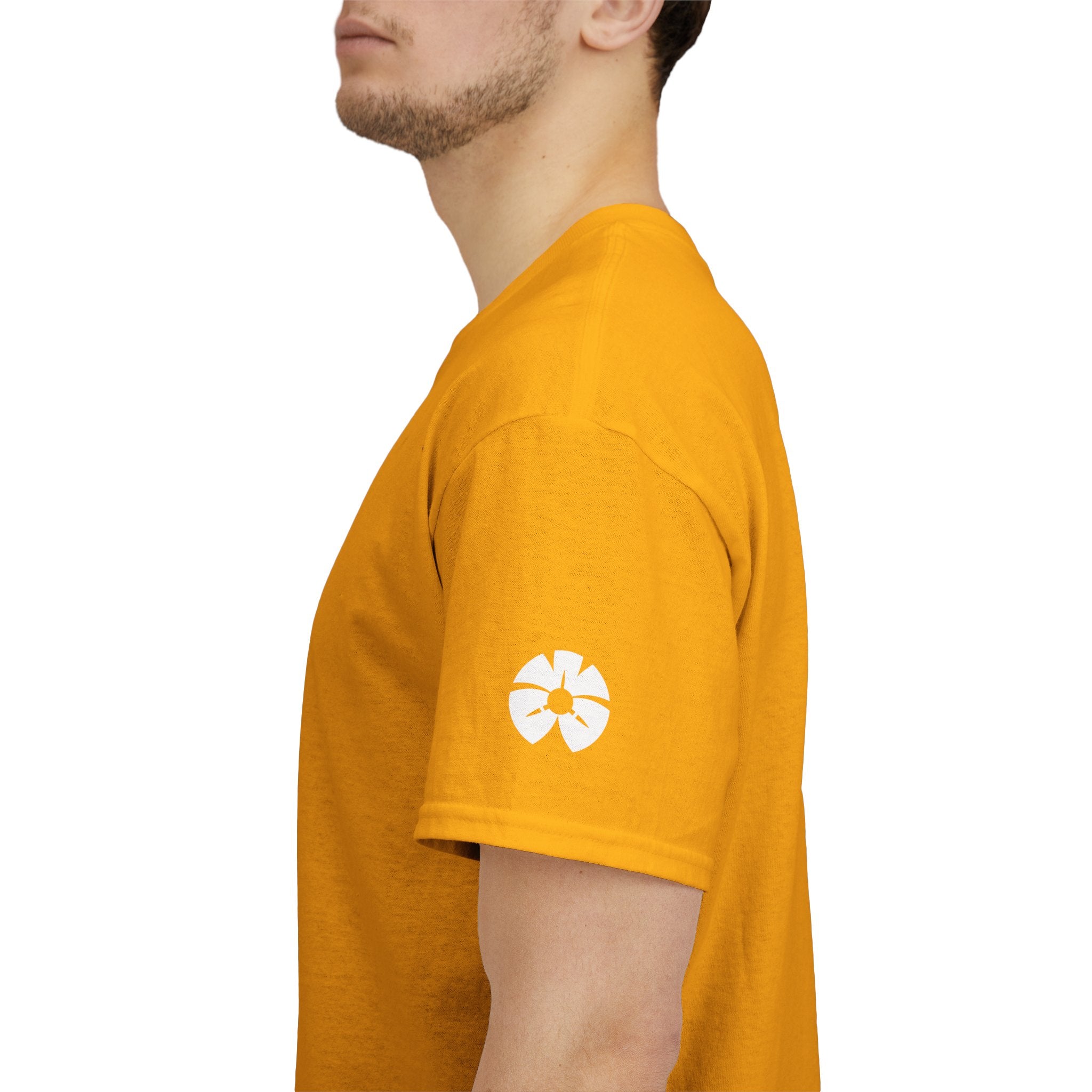 AWA Circle Logo Tee — Bold Black Graphic T‑Shirt with 'AWA' Emblem