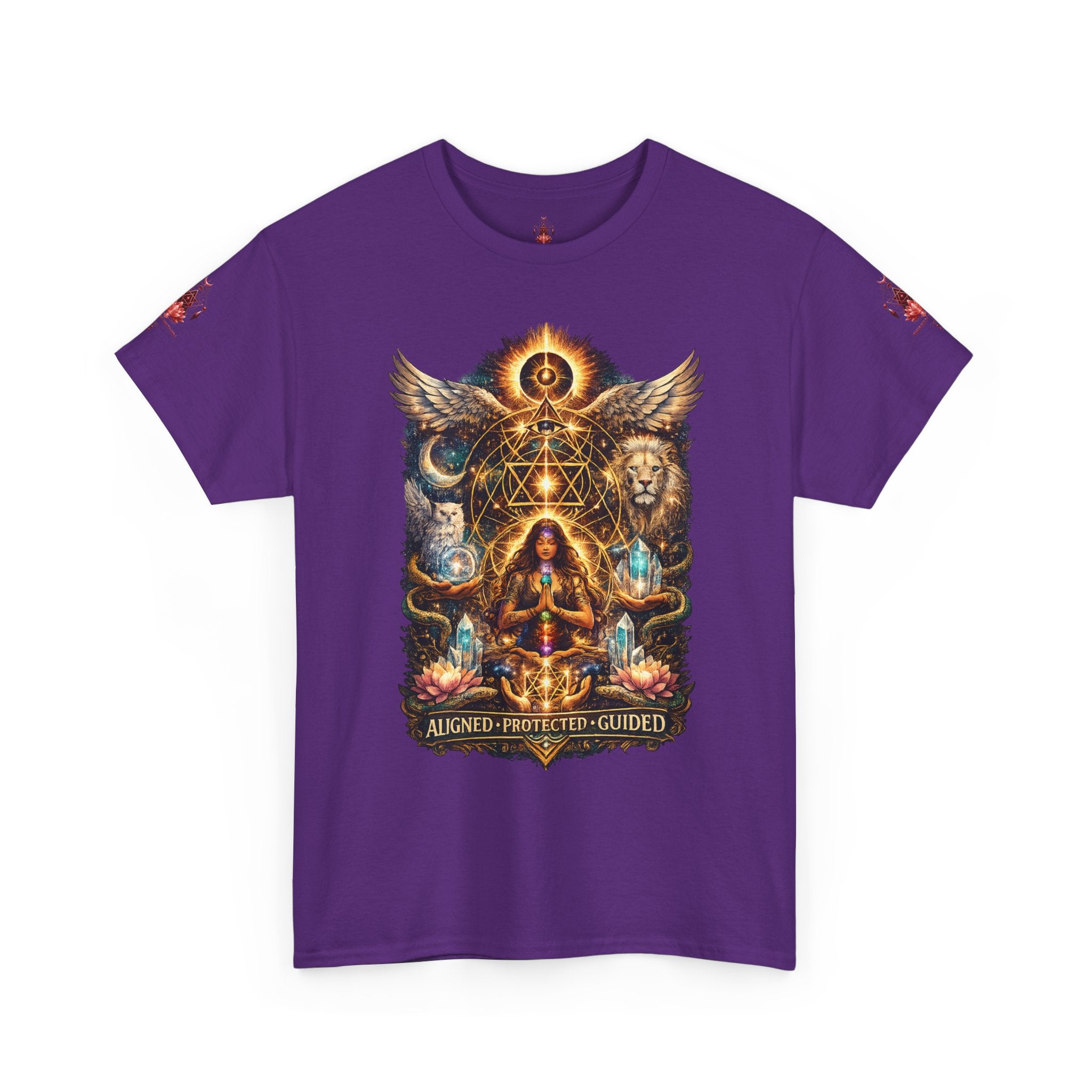 'Anchored, Protected, Guided' Sacred Geometry T-Shirt