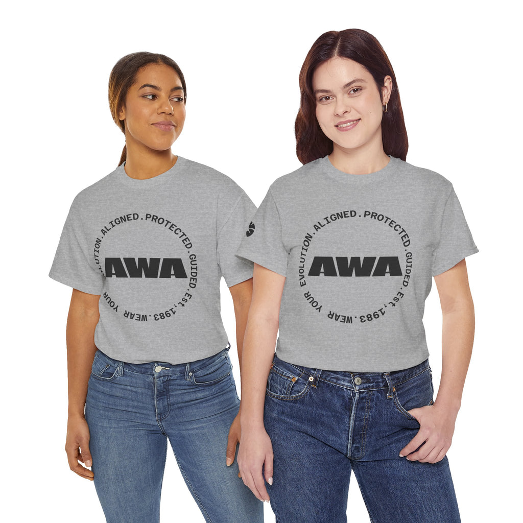 AWA Logo Tee — Minimalist Graphic Cotton T-Shirt - Awaken Within Apparel