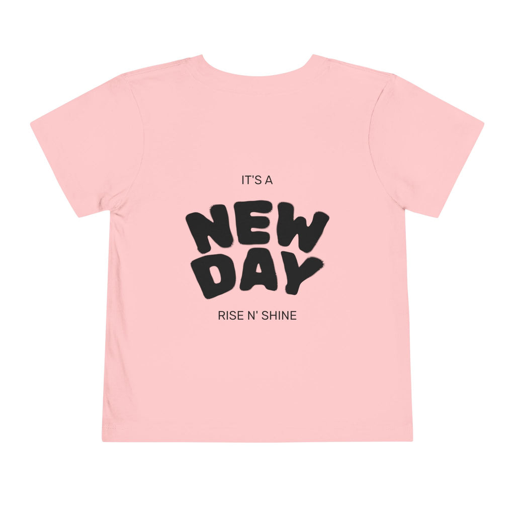 Awaken Within Lotus Toddler Tee — "It's a New Day" Inspirational Kids Shirt