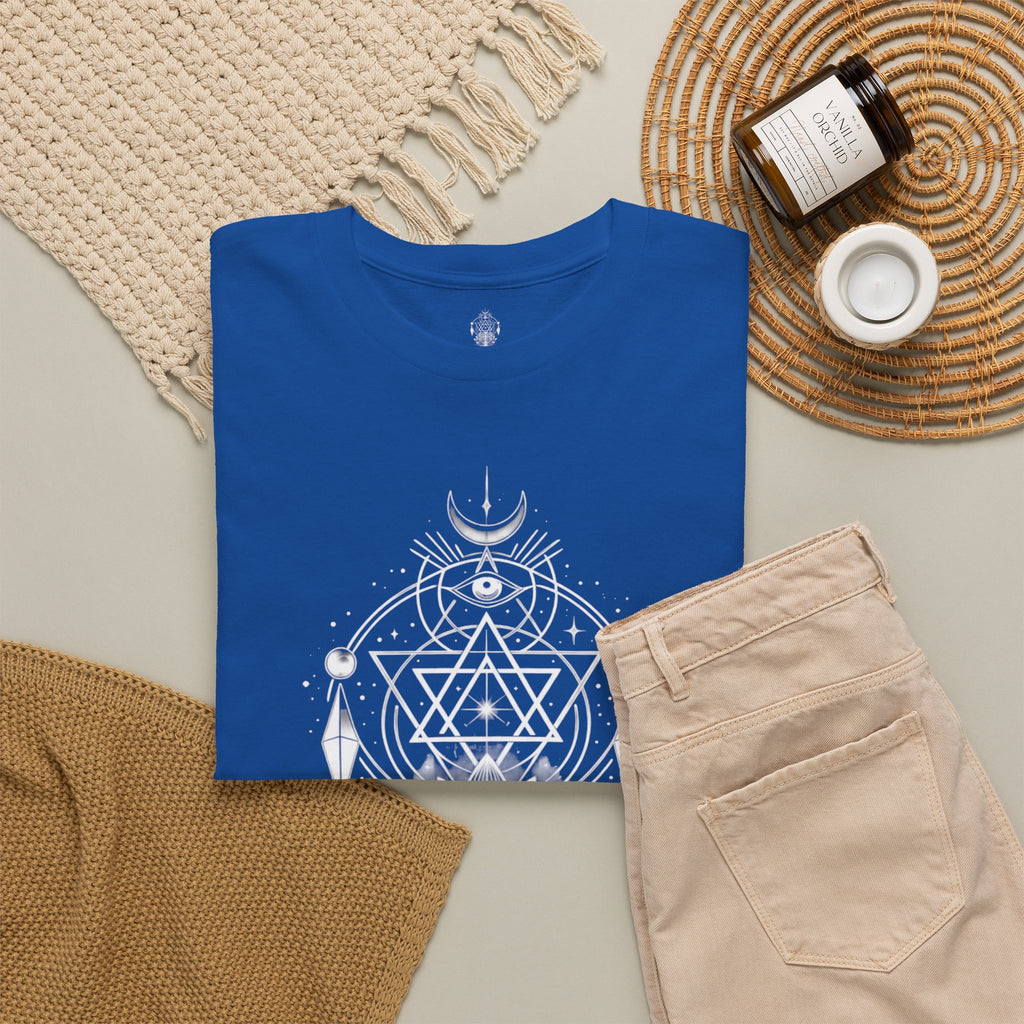 'Awaken Within' Spiritual Lotus Sacred Geometry T-Shirt