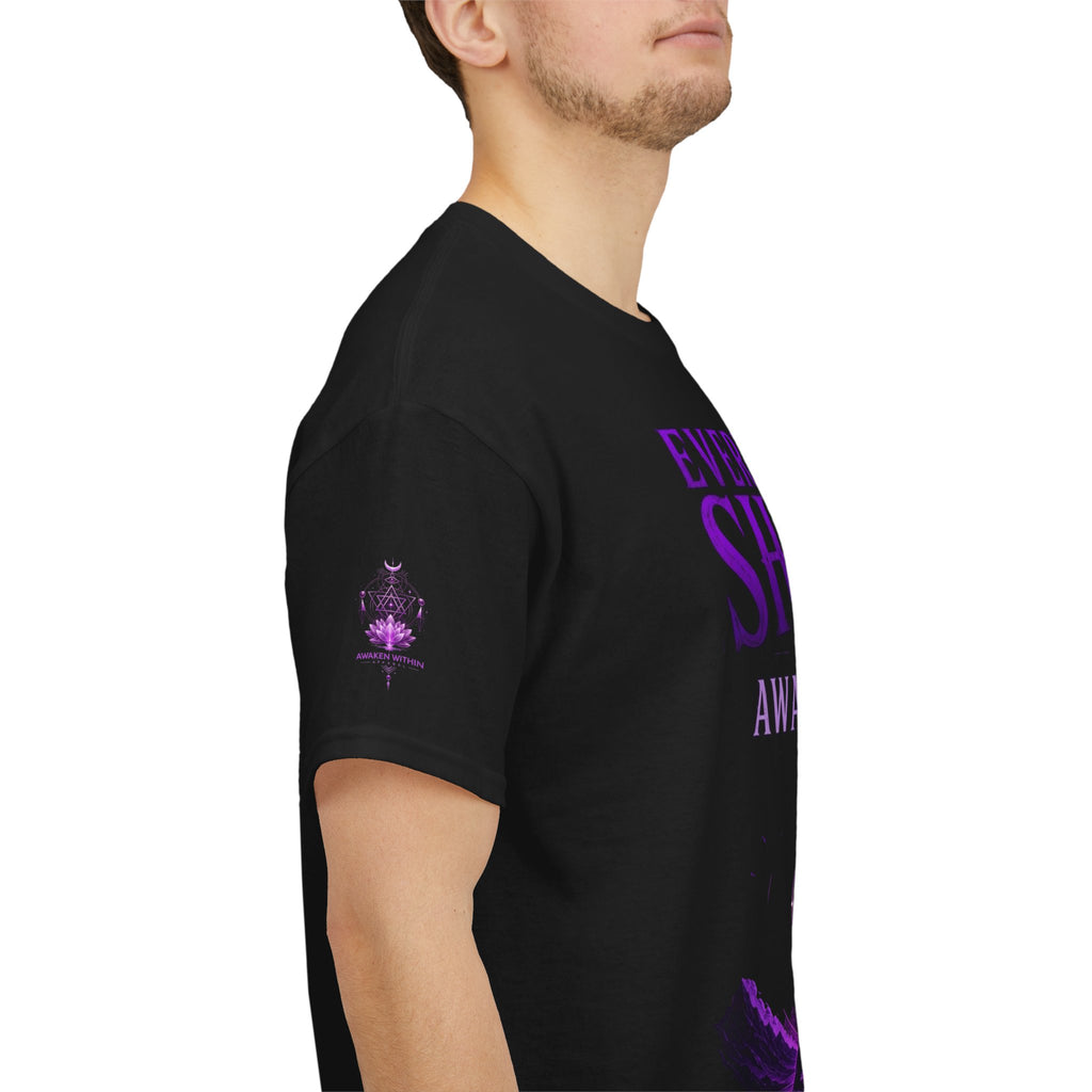 Spiritual Meditation T-Shirt — "Everything Shifts When You Awaken Within" Yoga Tee - Awaken Within Apparel