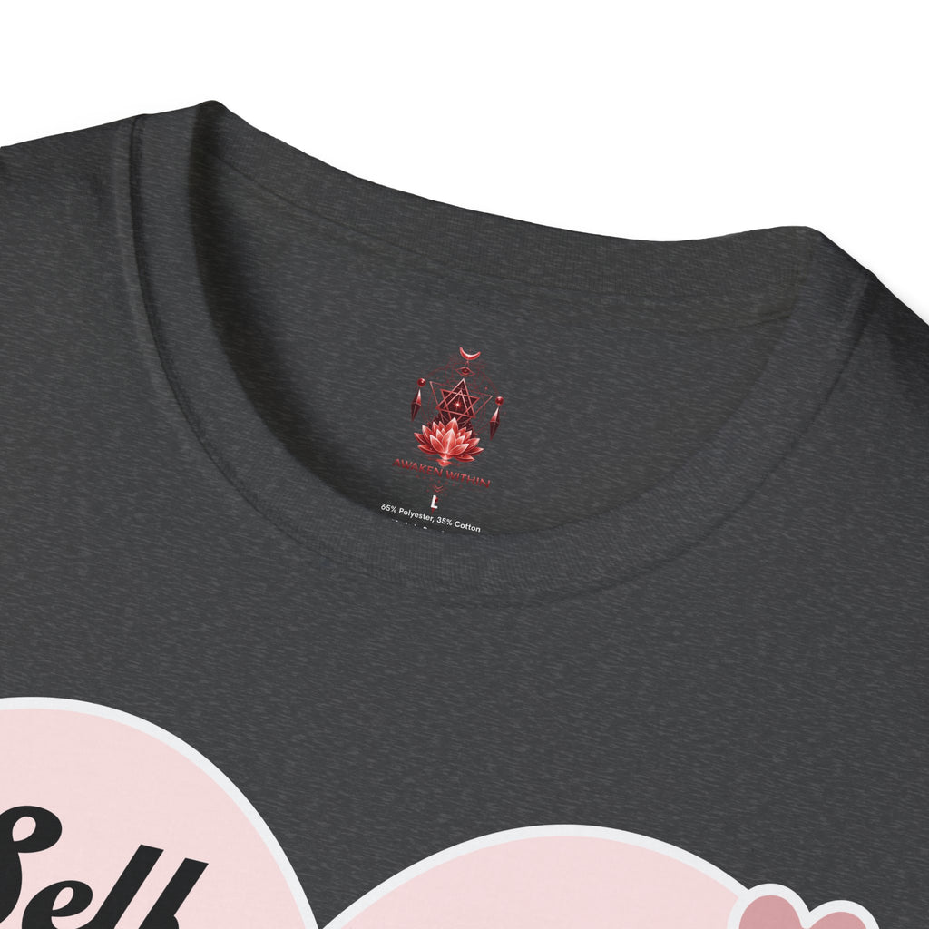 Self Love Club T-Shirt — Pink Heart Graphic Tee