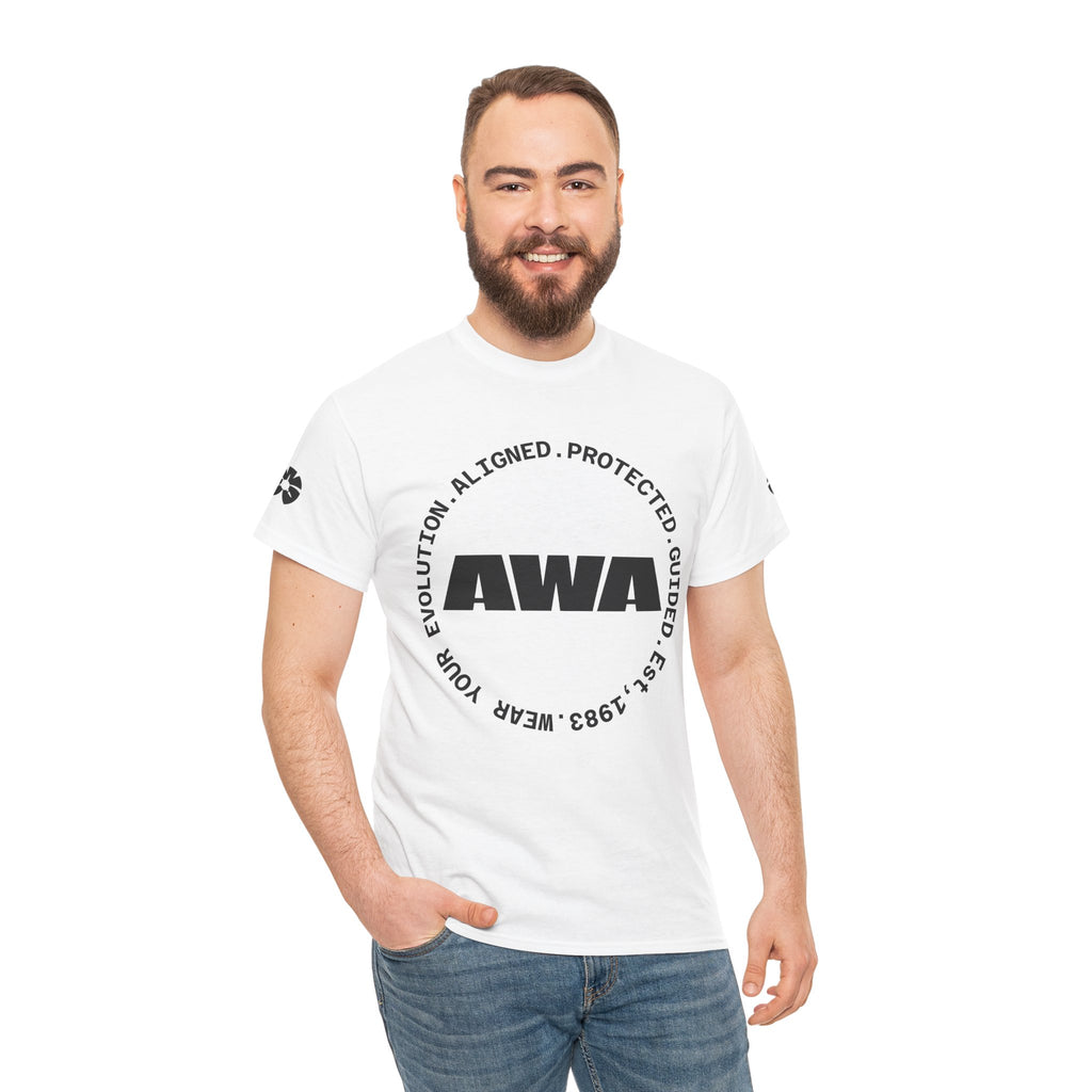 AWA Logo Tee — Minimalist Graphic Cotton T-Shirt - Awaken Within Apparel