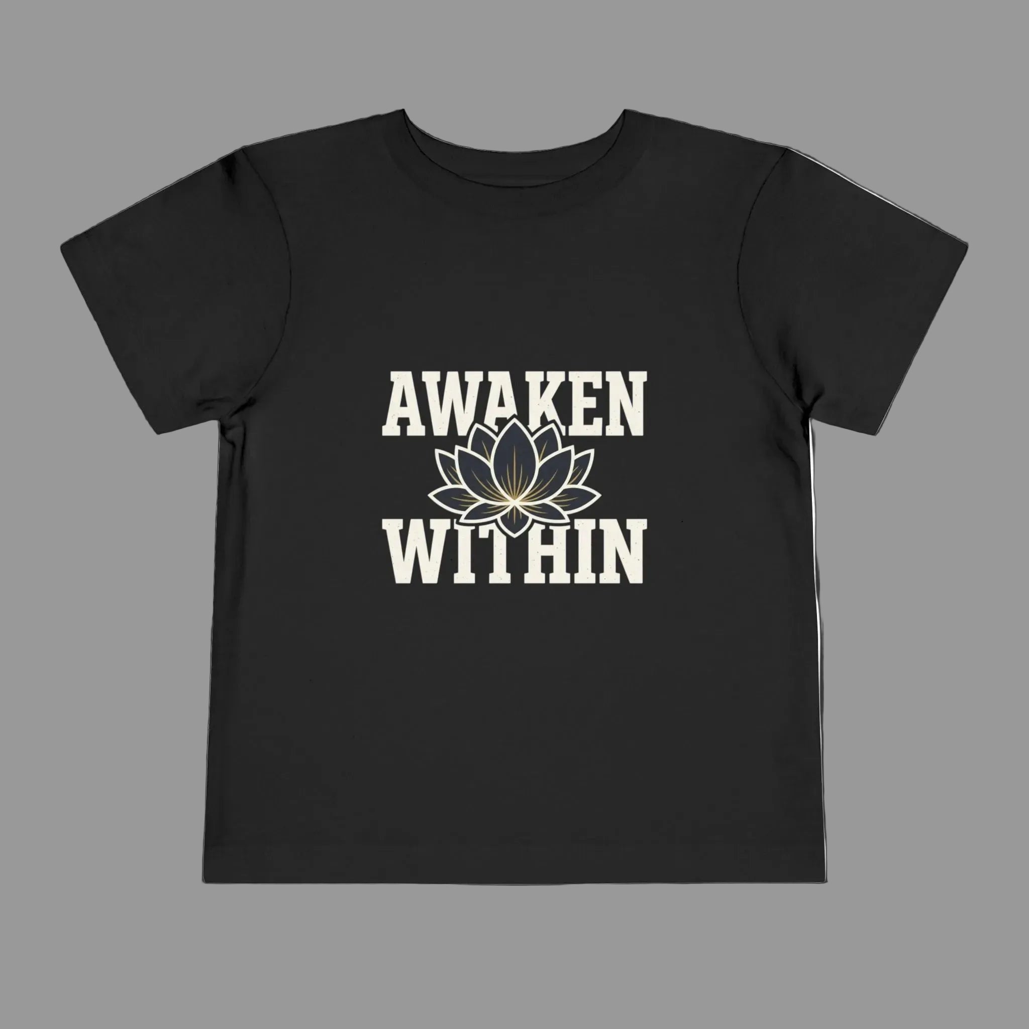 Awaken Within Lotus Toddler Tee "It's a New Day" Inspirational Kids Shirt