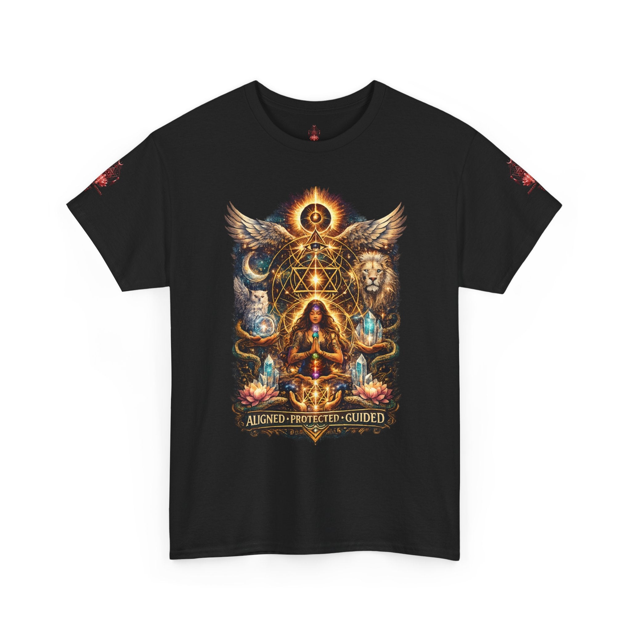 'Anchored, Protected, Guided' Sacred Geometry T-Shirt