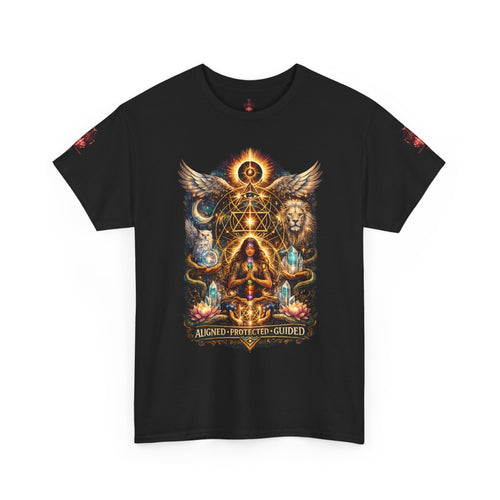 'Anchored, Protected, Guided' Sacred Geometry T-Shirt