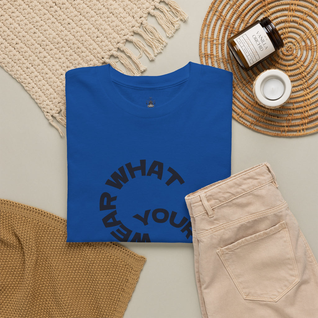 Circular "Wear What You're Becoming" Graphic Tee — Minimal Inspirational T-Shirt