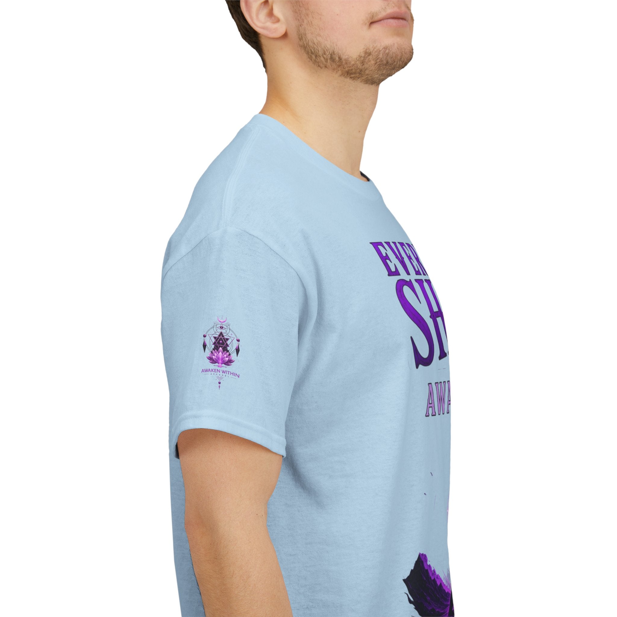 Spiritual Meditation T-Shirt — "Everything Shifts When You Awaken Within" Yoga Tee - Awaken Within Apparel