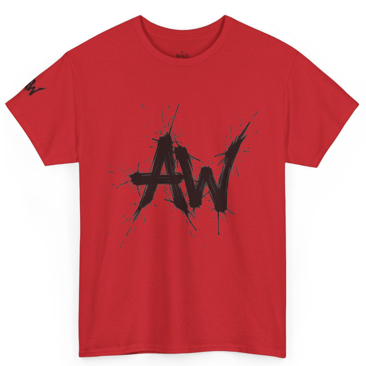AW Splatter Graphic Tee — Streetwear Logo T-Shirt