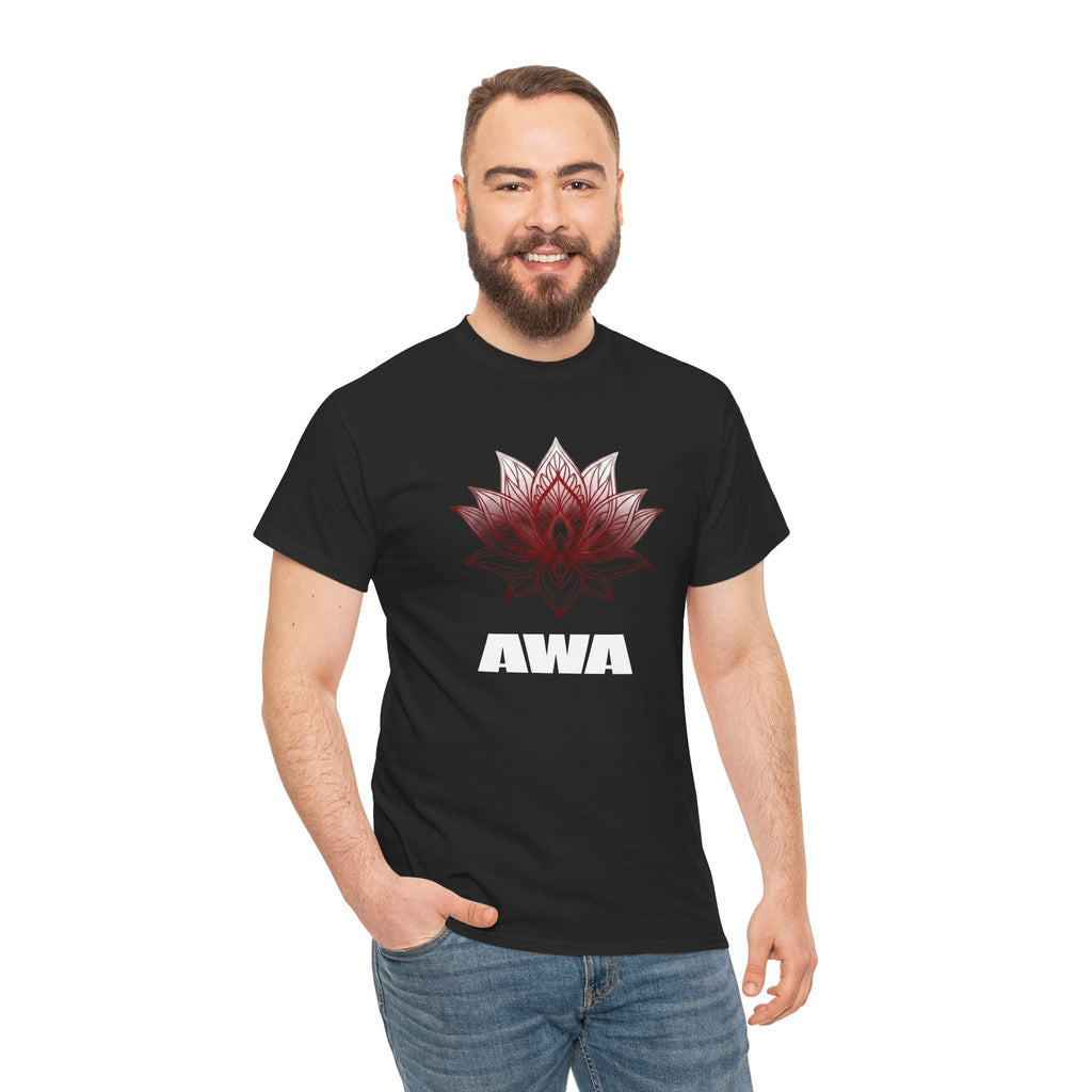 Lotus AWA Graphic Tee — Spiritual Yoga T-Shirt