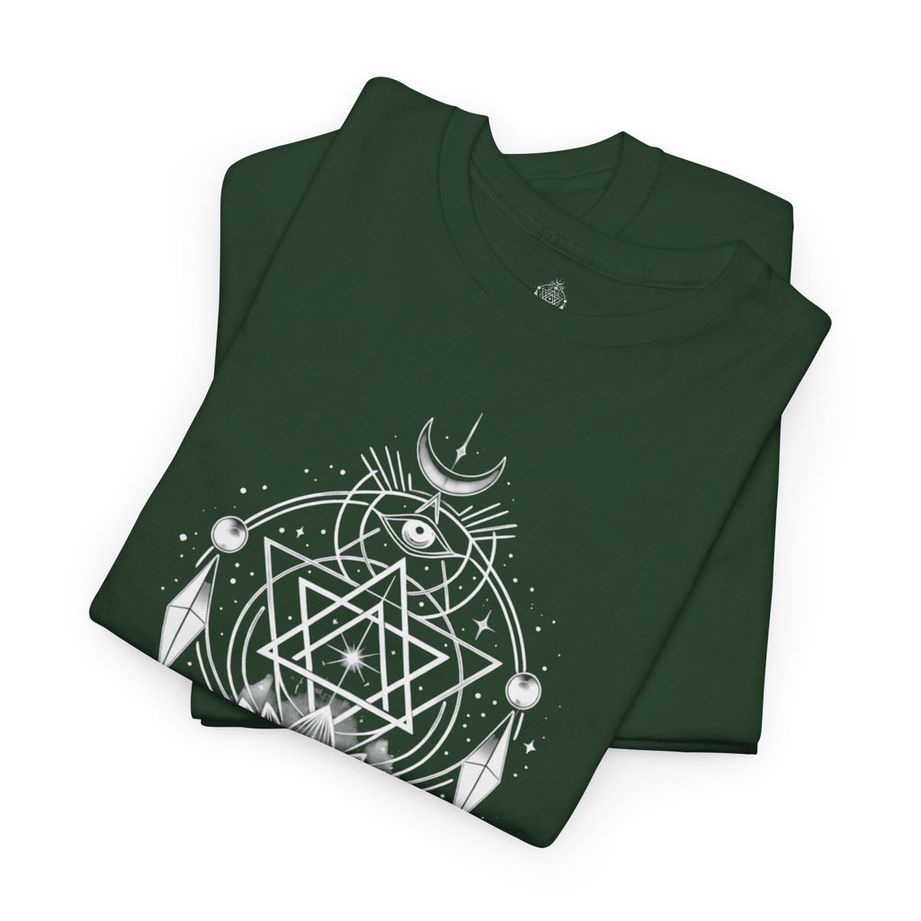 'Awaken Within' Spiritual Lotus Sacred Geometry T-Shirt