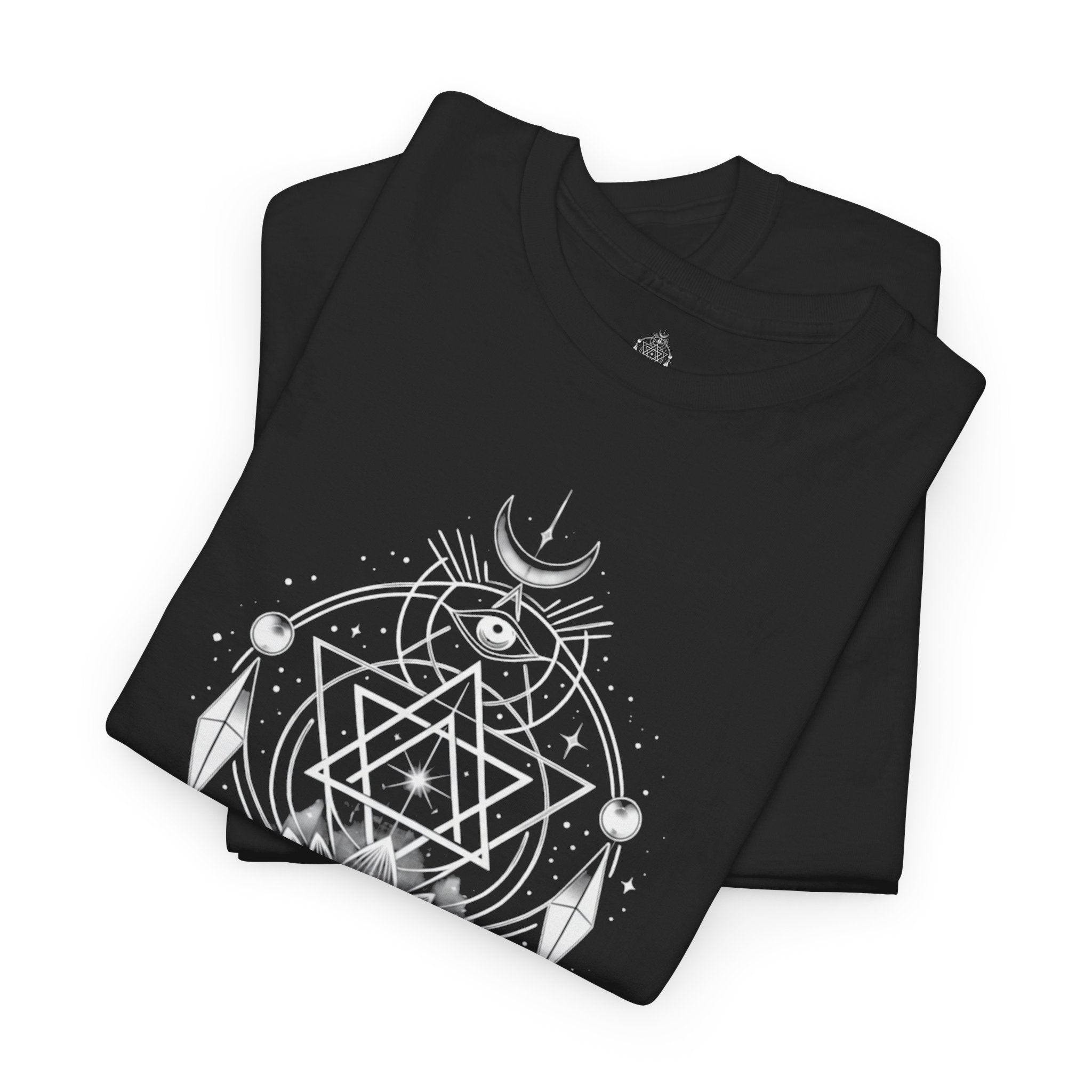 'Awaken Within' Spiritual Lotus Sacred Geometry T-Shirt