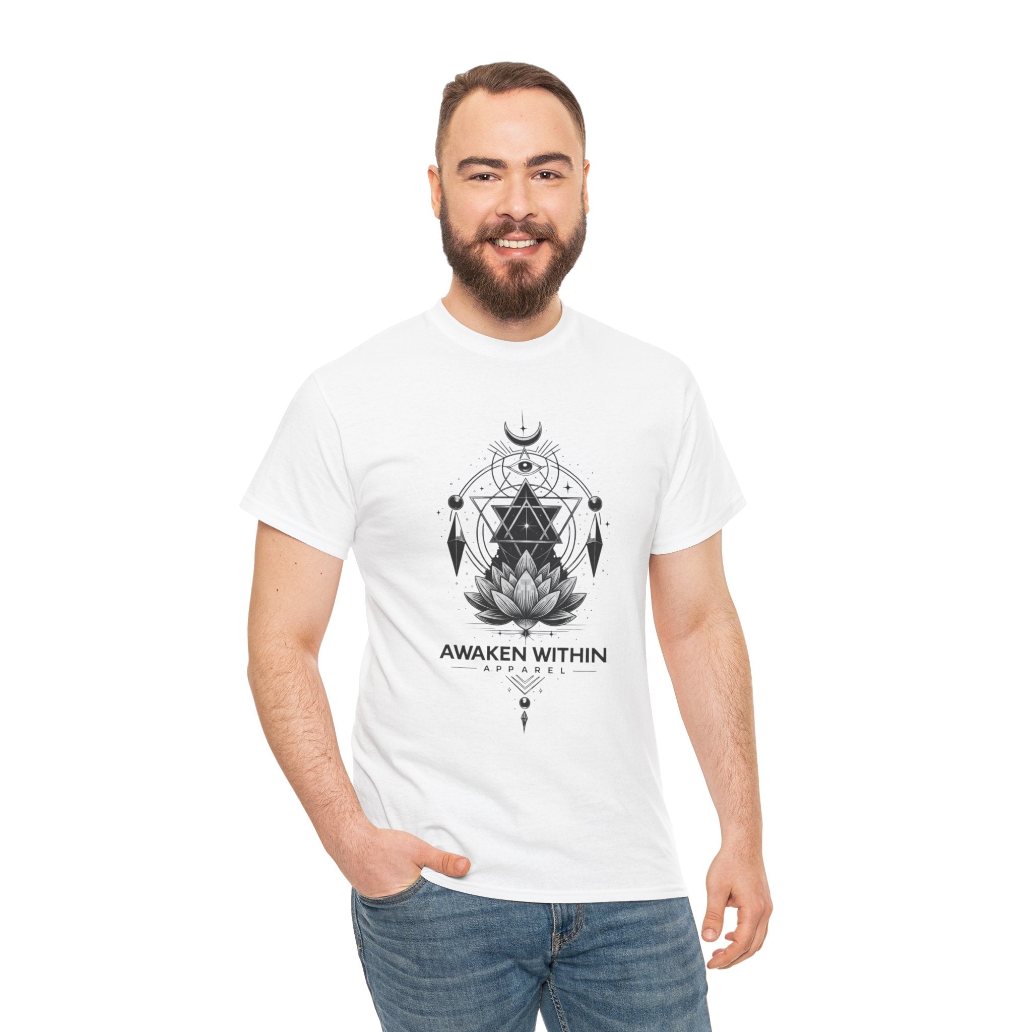 Lotus Tee — Spiritual Geometry T-Shirt