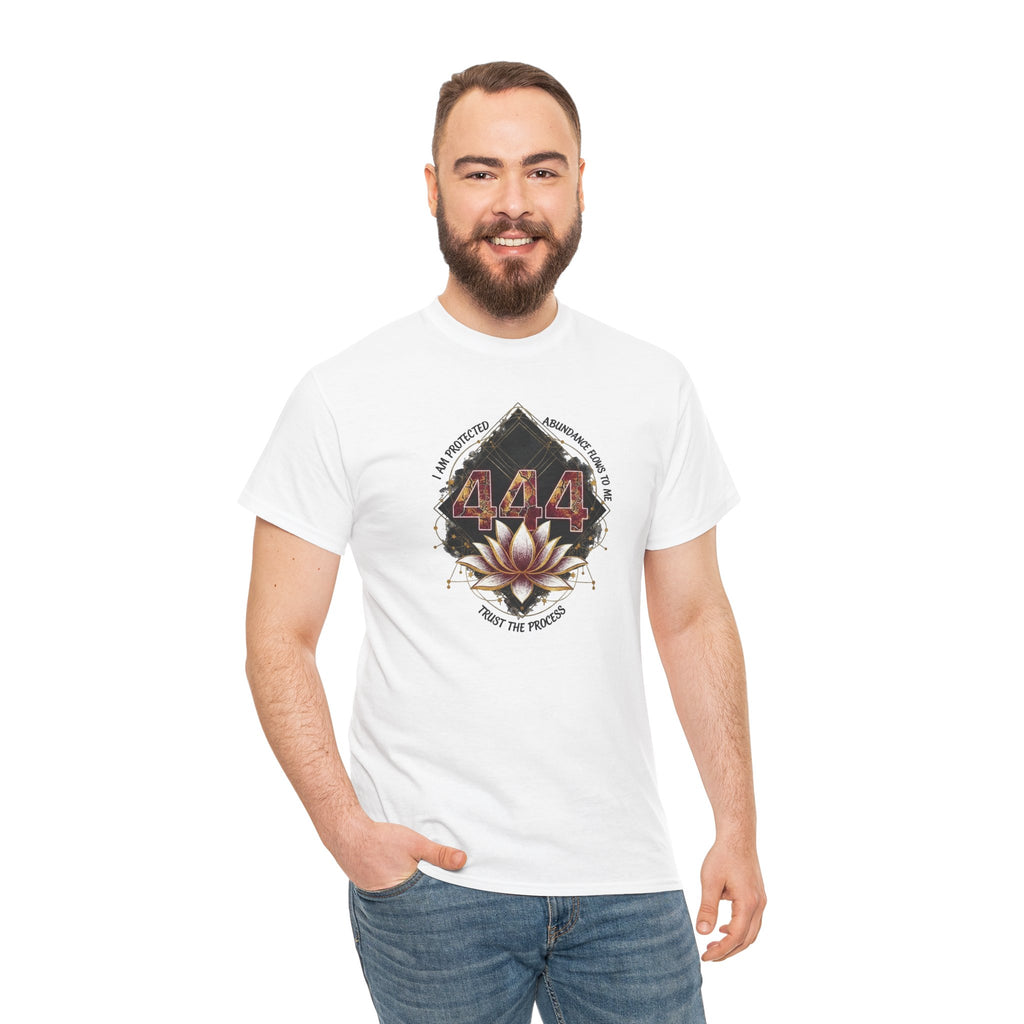 Spade Lotus 444 Inspirational Numerology T-Shirt