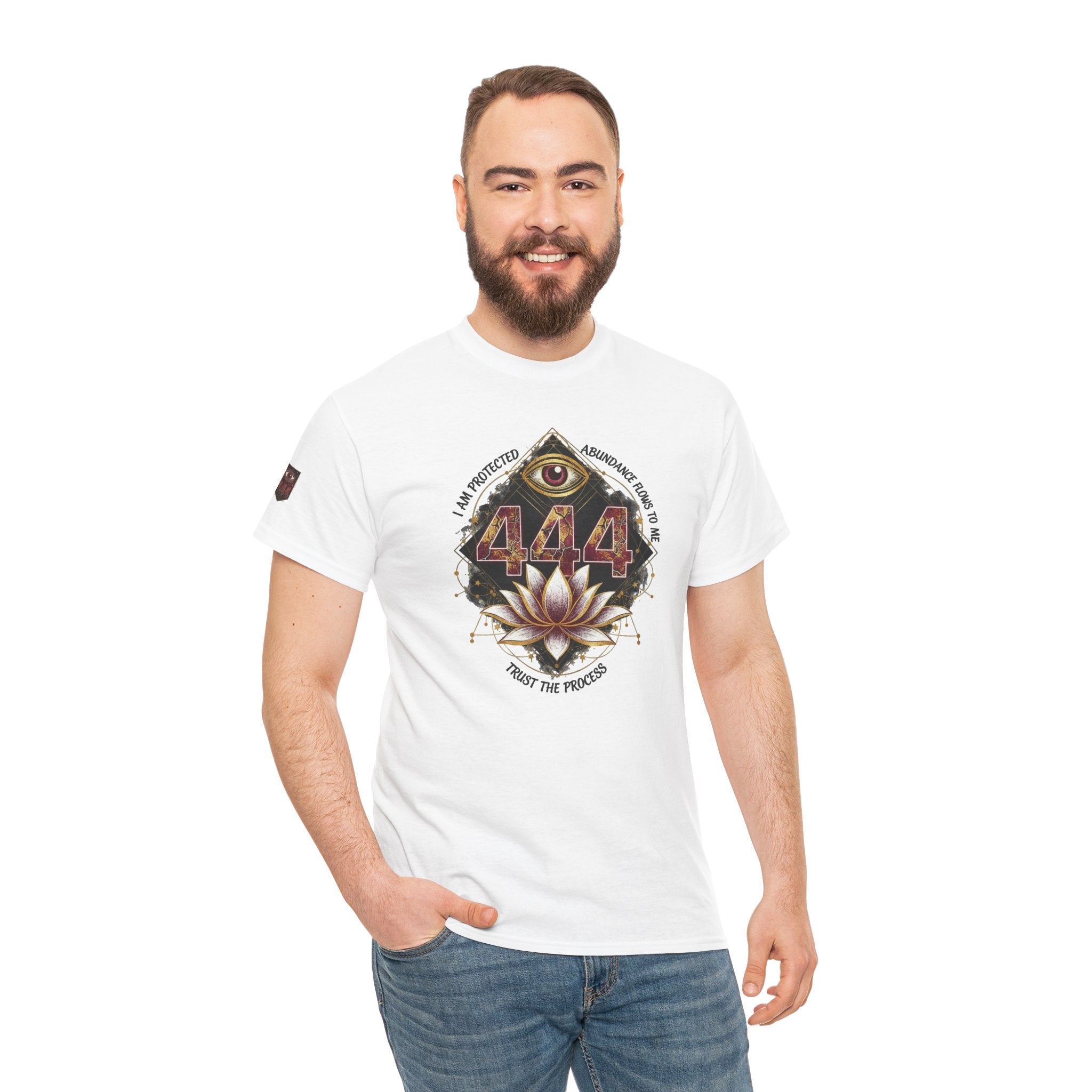 Spade Lotus 444 T-Shirt – Spiritual Eye Graphic Tee | Awaken Within Apparel
