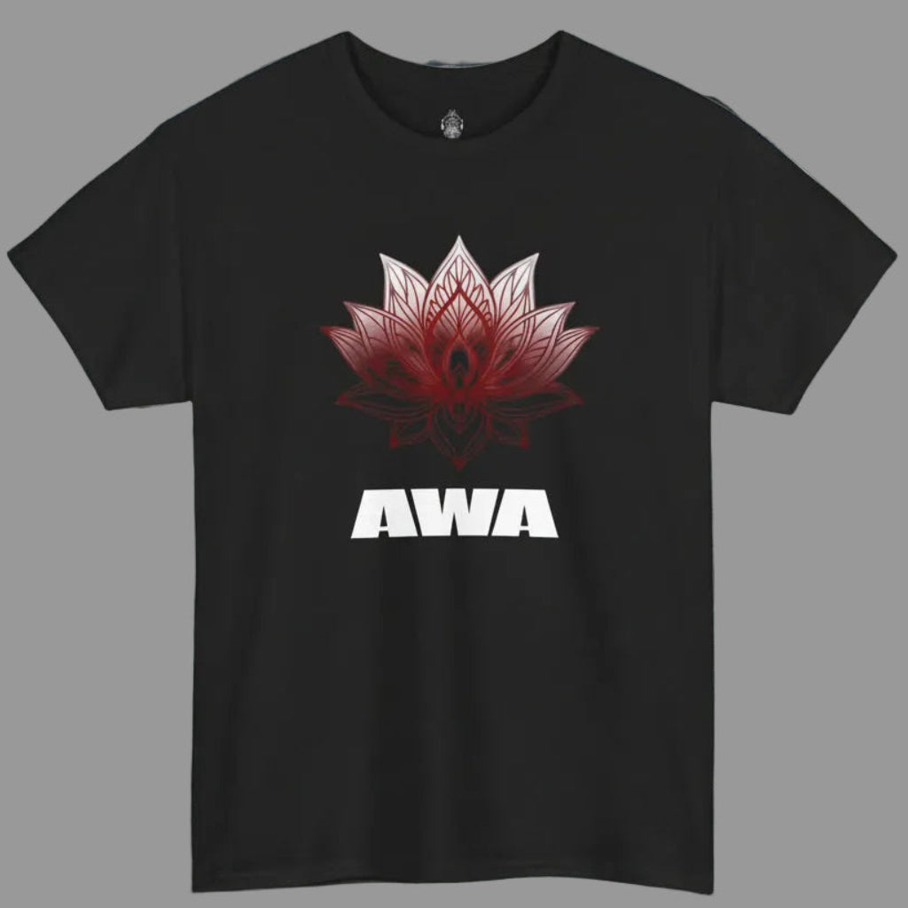 Lotus AWA Graphic Tee — Spiritual Yoga T-Shirt