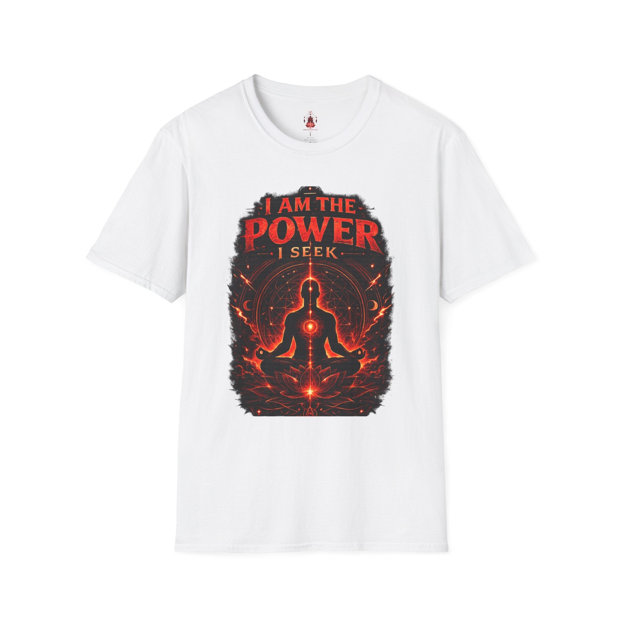 I Am The Power I Seek T-Shirt — Meditation & Empowerment Spiritual Tee - Awaken Within Apparel