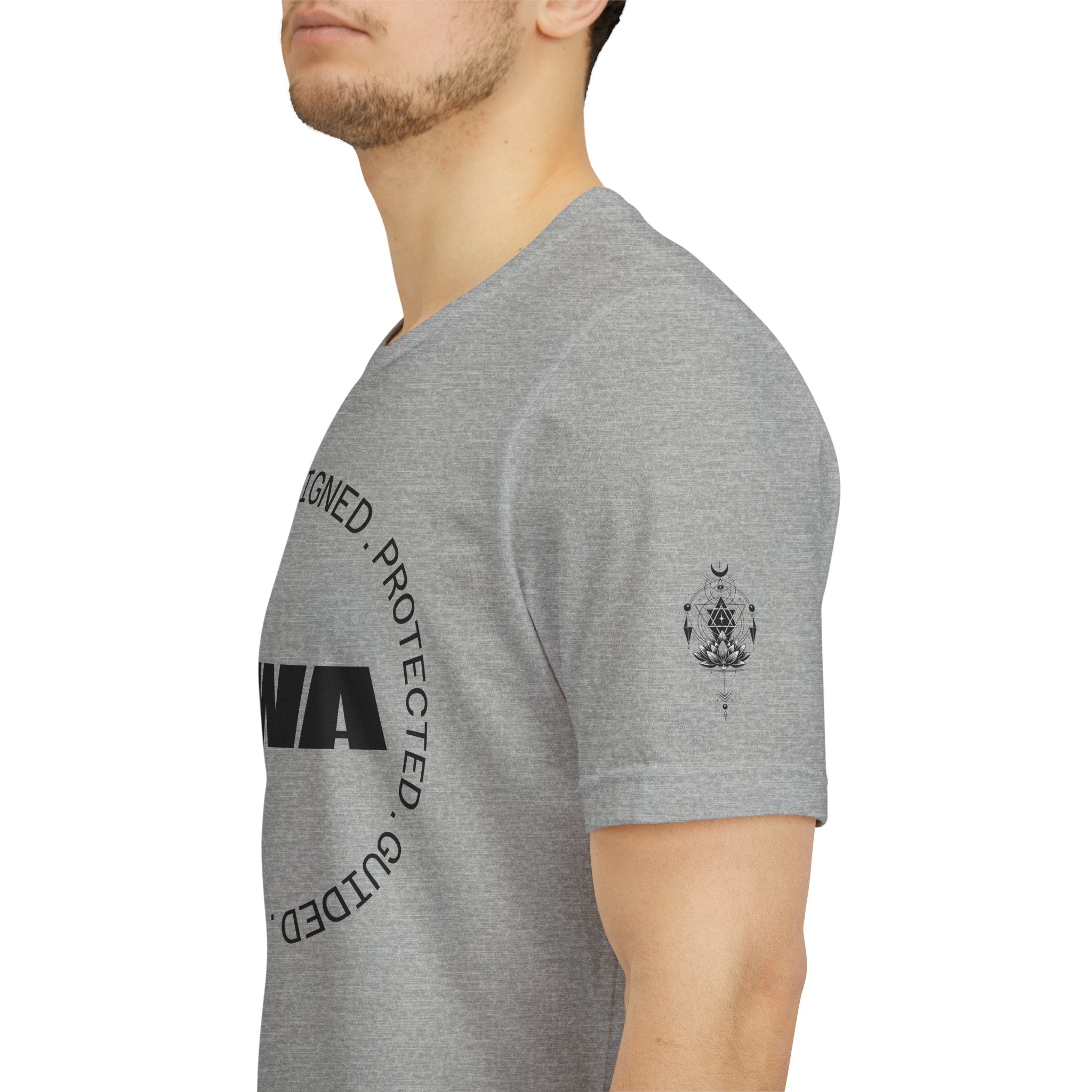 AWA Circle Logo Tee — Minimalist Brand Graphic T-Shirt