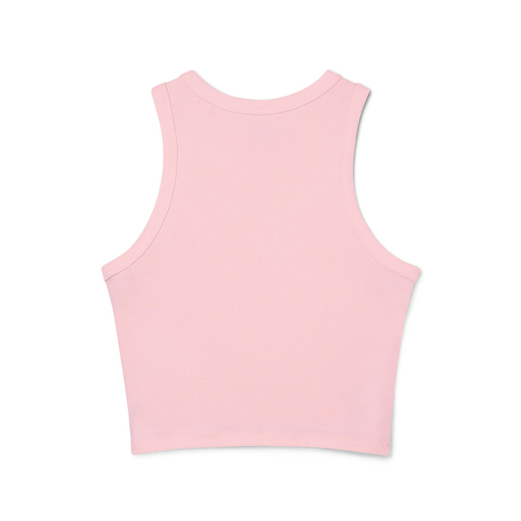 Lotus Racer Crop Tank – Women's Spiritual Yoga Top | Awaken Within Apparel