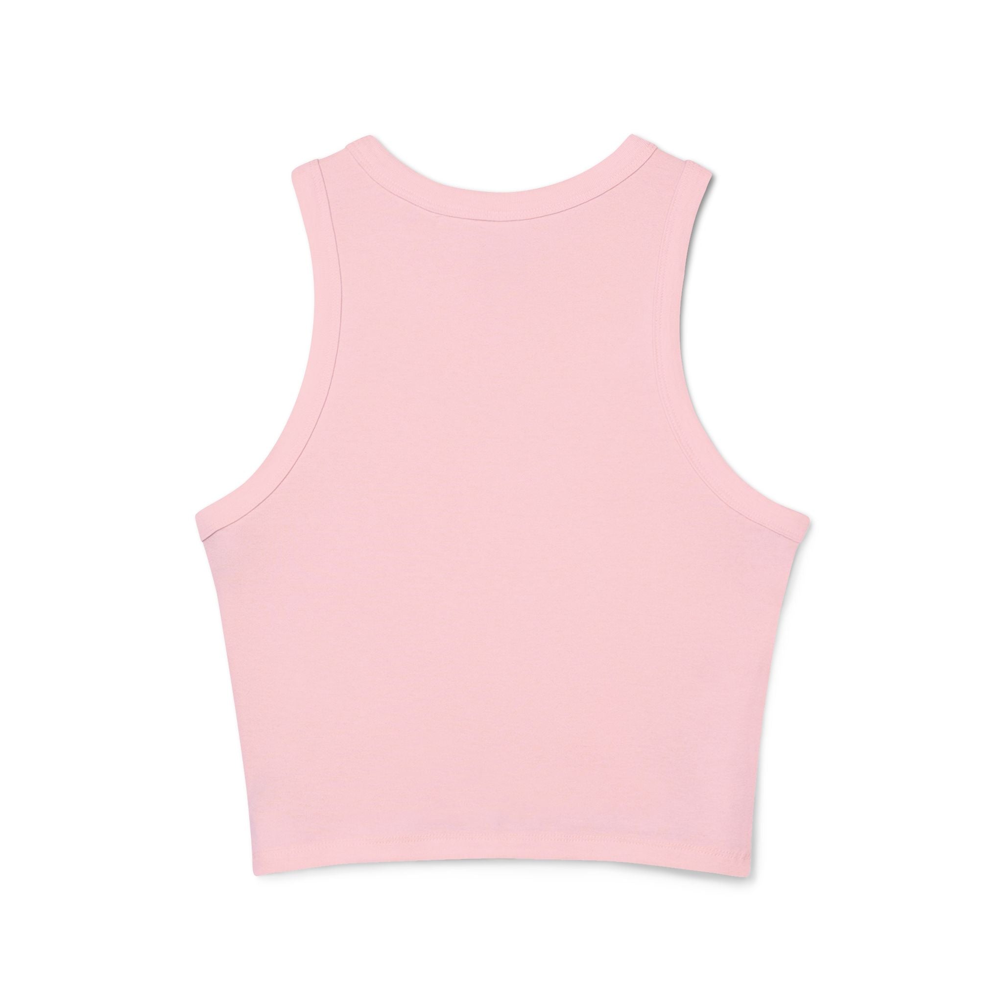 Lotus Racer Crop Tank – Women's Spiritual Yoga Top | Awaken Within Apparel