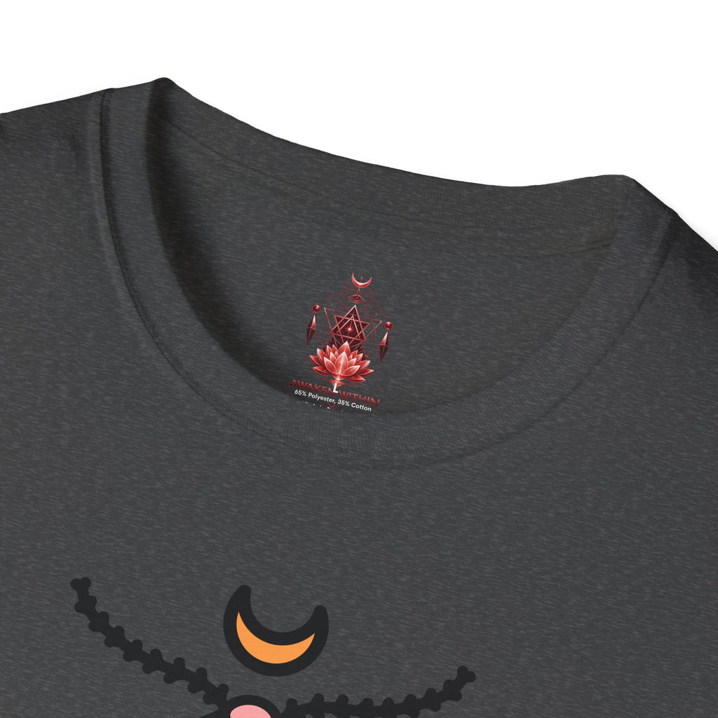 Moth & Crescent Moon T‑Shirt — 'Be Good Do Good' Graphic Tee