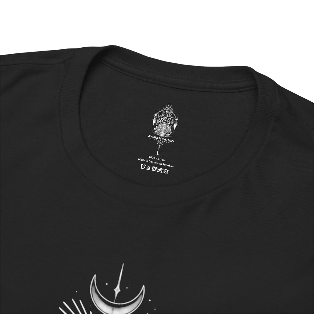 'Awaken Within' Spiritual Lotus Sacred Geometry T-Shirt