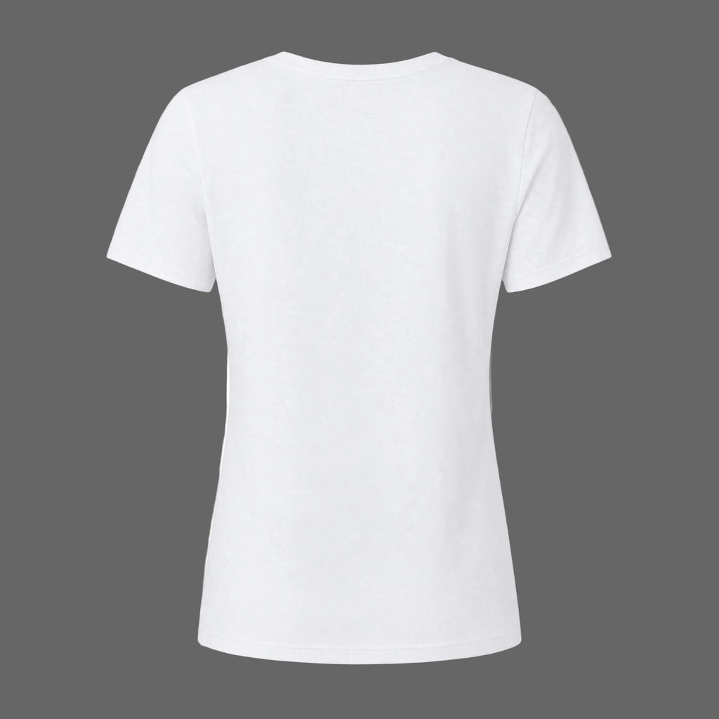 AWA Floral Crest V-Neck Tee