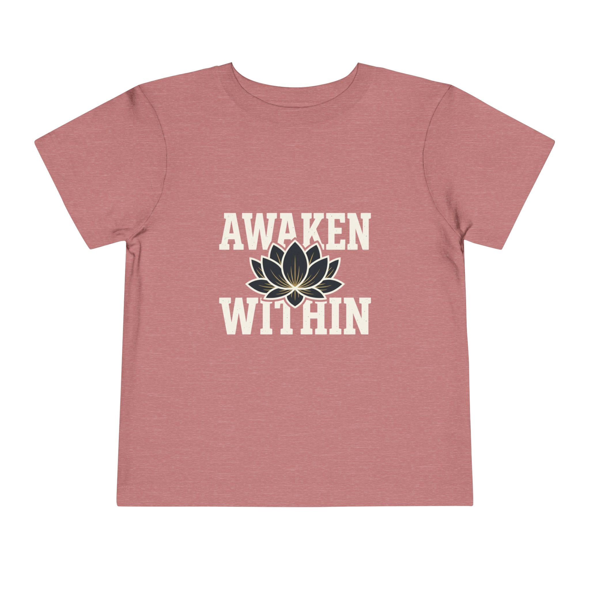 Awaken Within Lotus Toddler Tee "It's a New Day" Inspirational Kids Shirt