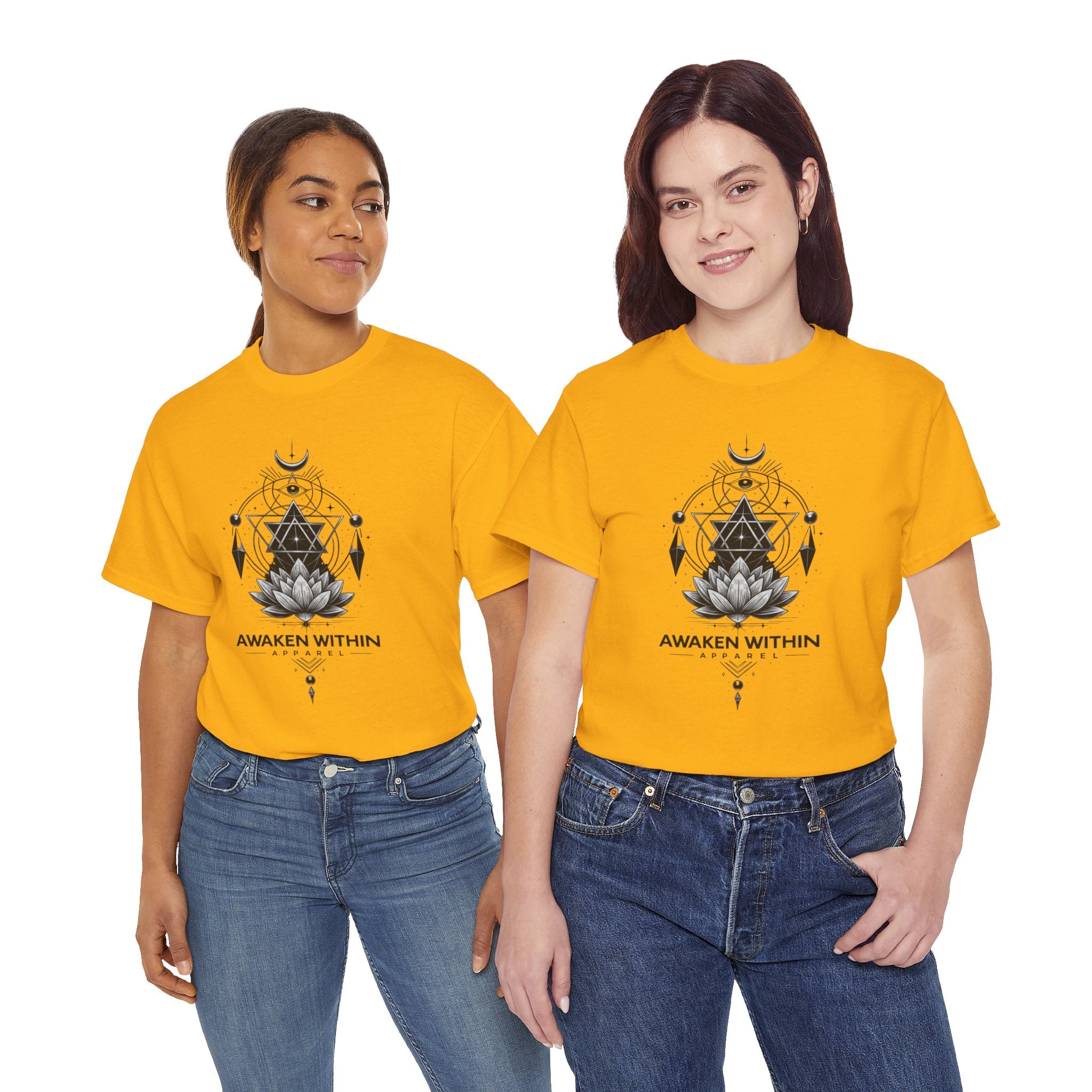 Lotus Tee — Spiritual Geometry T-Shirt