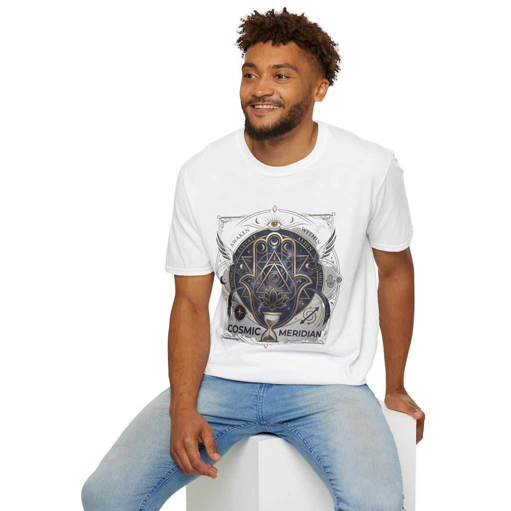 Cosmic Meridian Spiritual Graphic T-Shirt