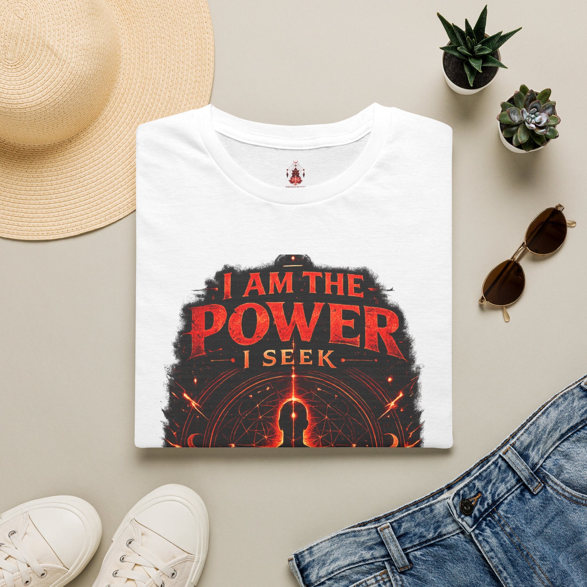 'I Am The Power I Seek' Meditation & Empowerment T-Shirt
