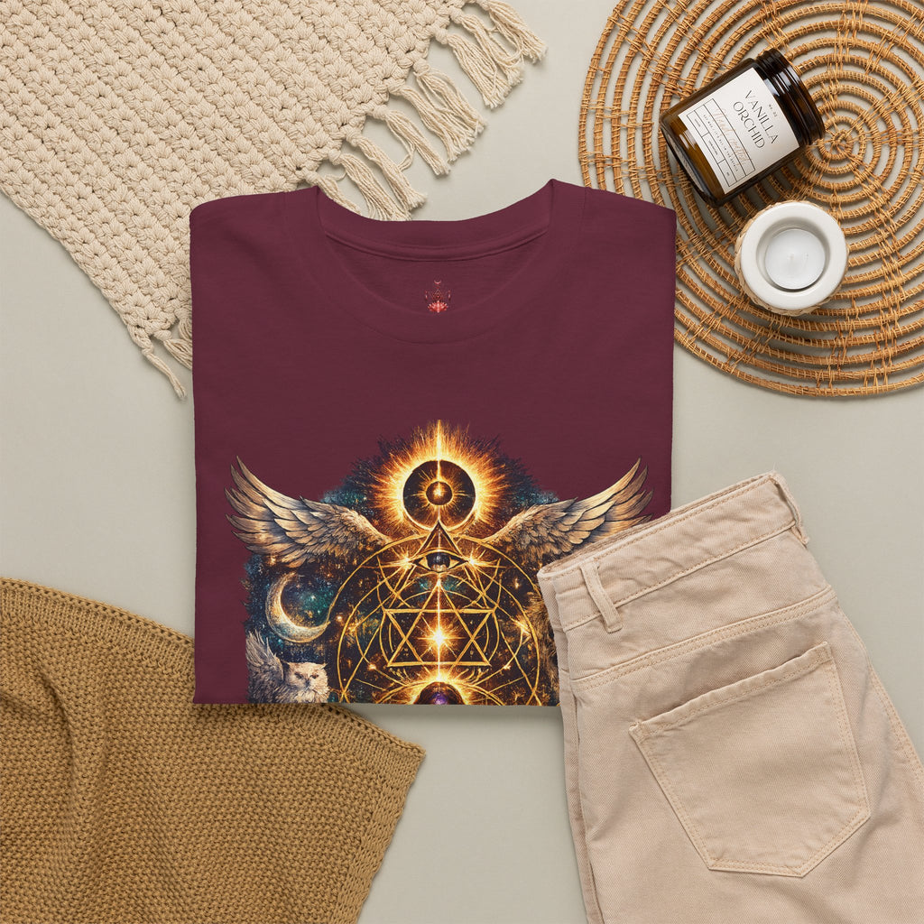 'Anchored, Protected, Guided' Sacred Geometry T-Shirt